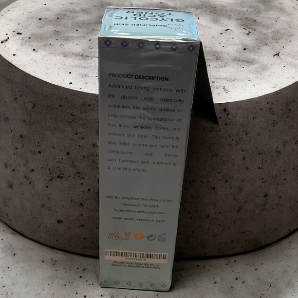SIMPLIFIED SKIN Glycolic Acid Toner 8 oz - Picture 2 of 2